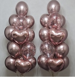 Набор фонтанов "Rose gold"